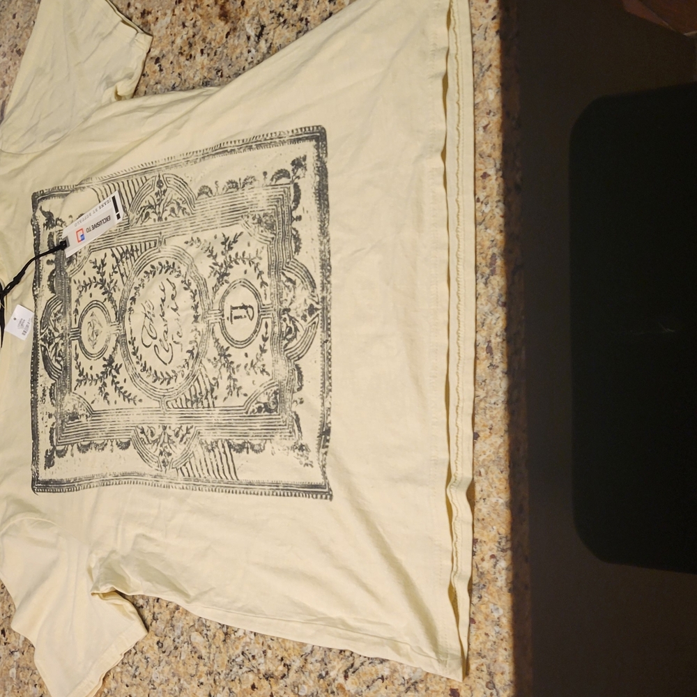 Cream Graphic T-Shirt